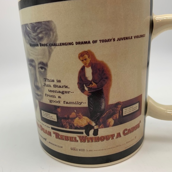 Warner Bros James Dean 'Rebel Without A Cause' Retro Ceramic Mug - Picture 7 of 12